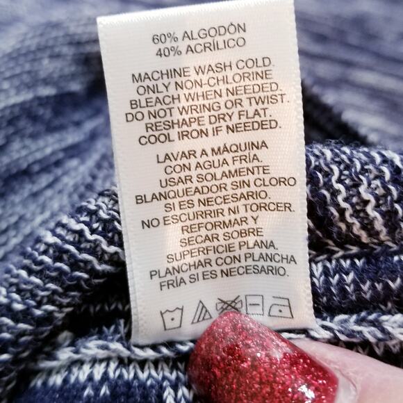 Ellen Tracy Casual Sweater Cotton Blend Pullover Long Sleeve Round Neck Size L - Picture 8 of 8